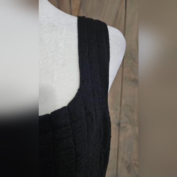 FREE PEOPLE Beach Short N Sweet Sweater Minidress - Black. Size Med NWT - Picture 8 of 13